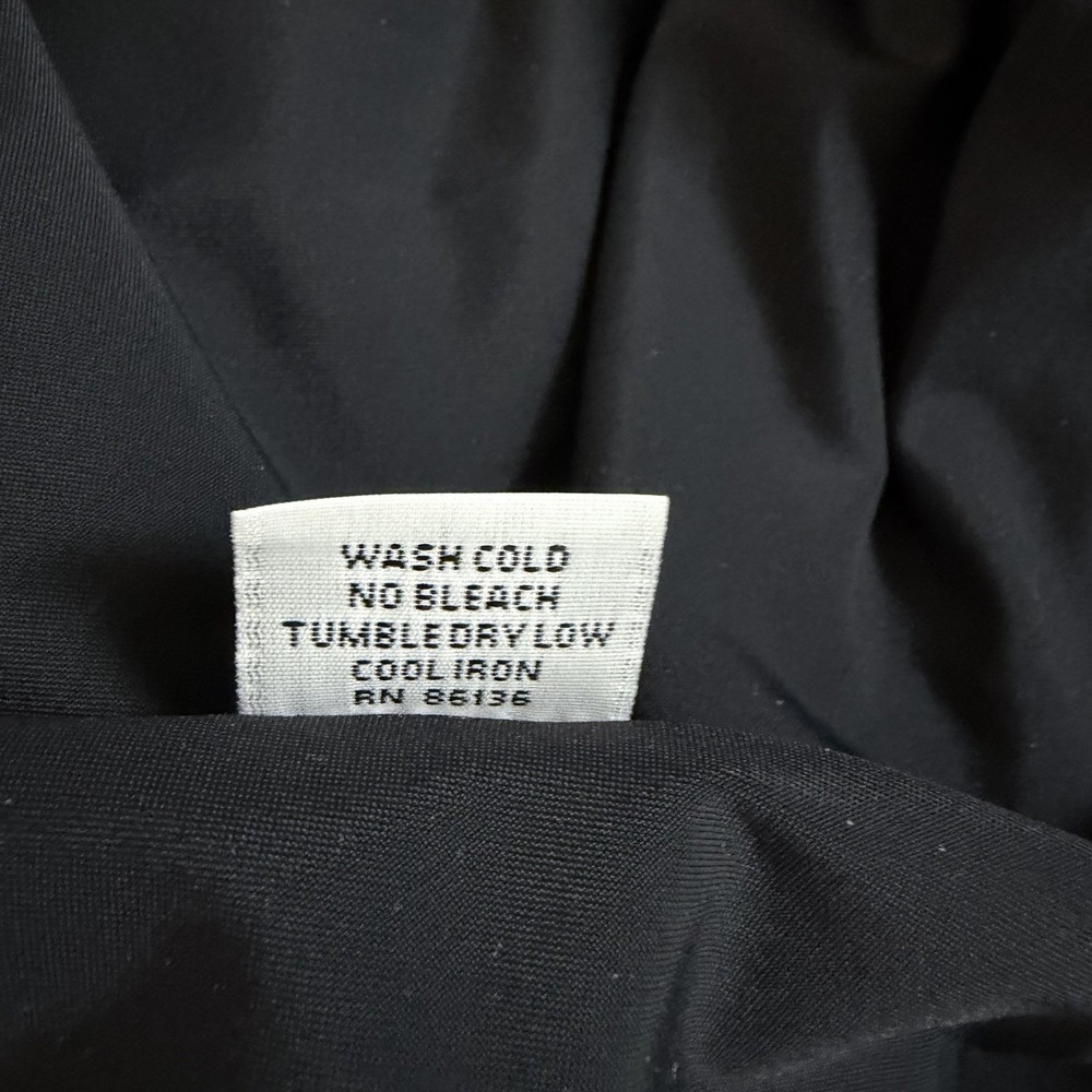 Bryn Walker Black Draped Cowl Neck Oversized Tunic Top XL Minimalist - Picture 6 of 7